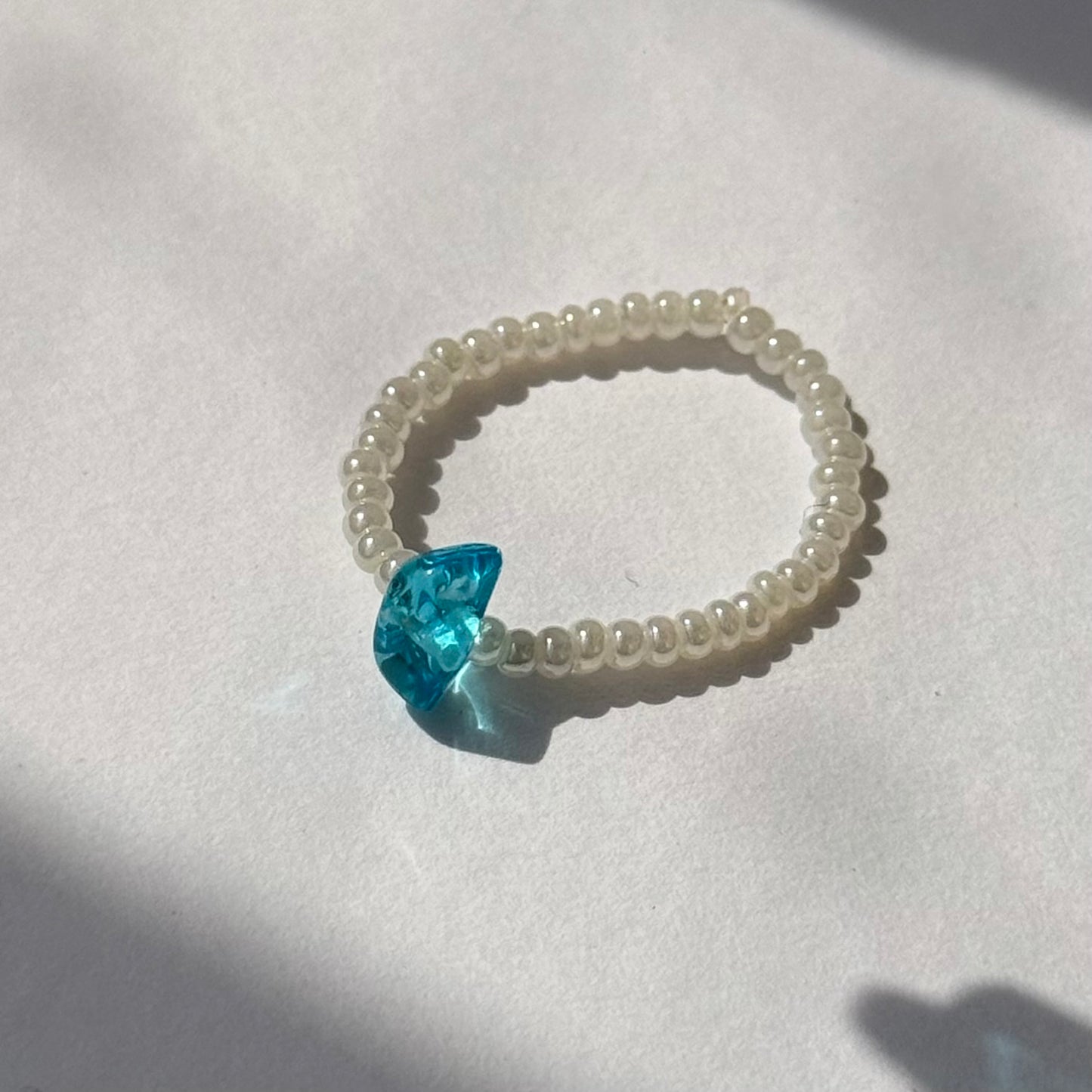 Blue Crystal Combo( Neck Choker+ Ring) 🫧