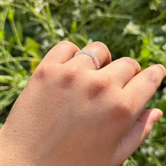 Blue Crystal Ring